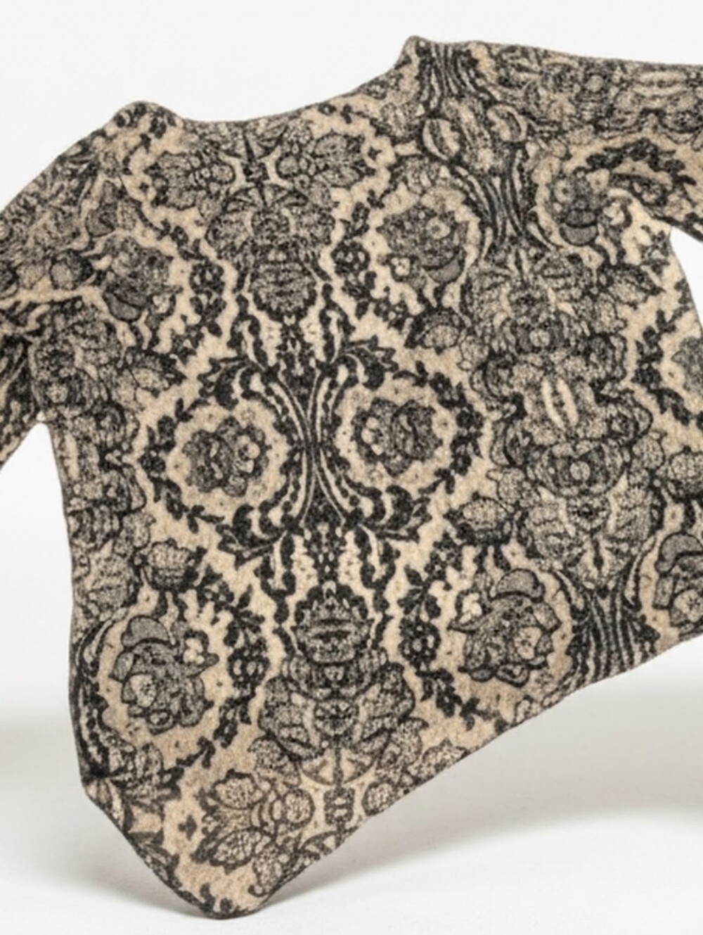 SUMMER SALE! Sheer Boho Floral Abstract Print Blouse - Picture 2 of 2